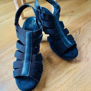 Black heels Sandal